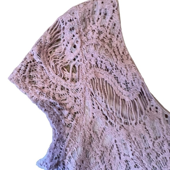 Charlotte Russe Dusty Pink Lace Dress - Picture 5 of 7